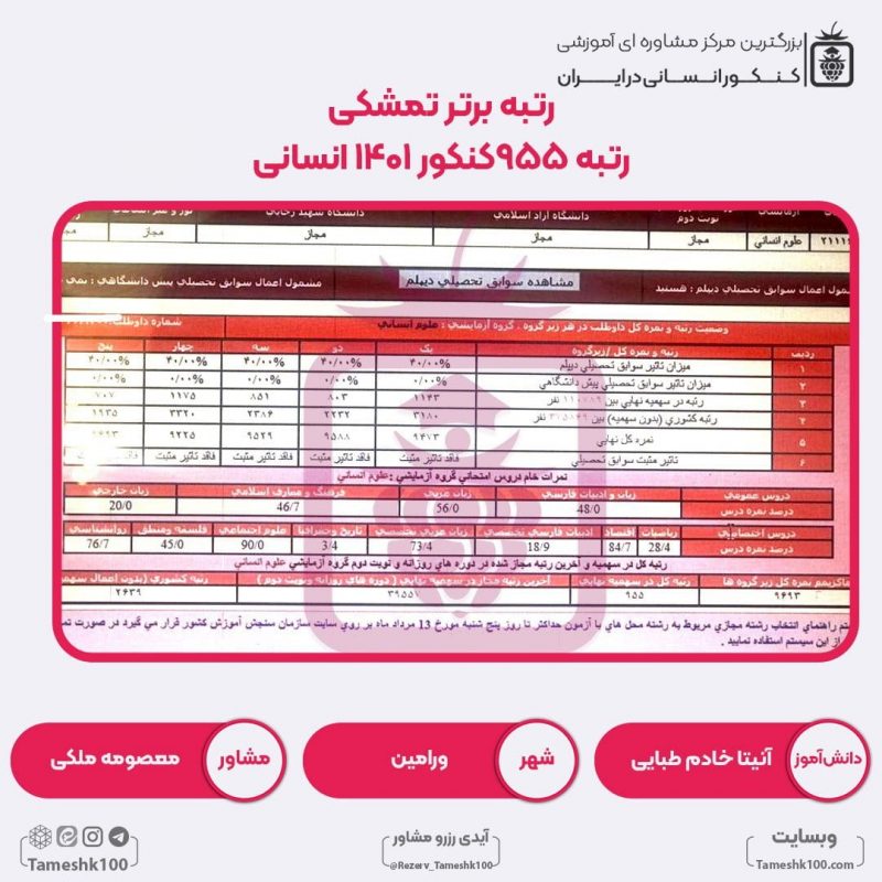آنیتا خادم طبایی 800x800 - آنیتا خادم طبایی <br> رتبه 955 منطقه2