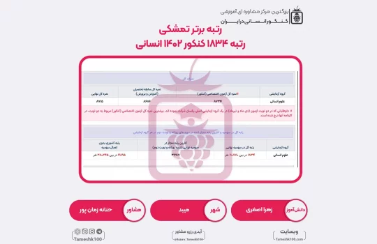 19 1 540x350 - زهرا اصغری <br> رتبه 1834 منطقه2