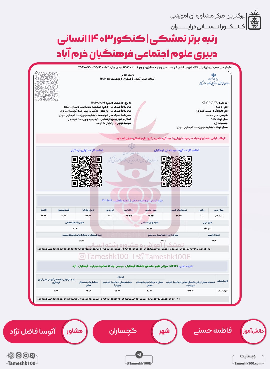 فاطمه حسنی min - فاطمه حسنی <br> دبیری علوم اجتماعی فرهنگیان خرم آباد