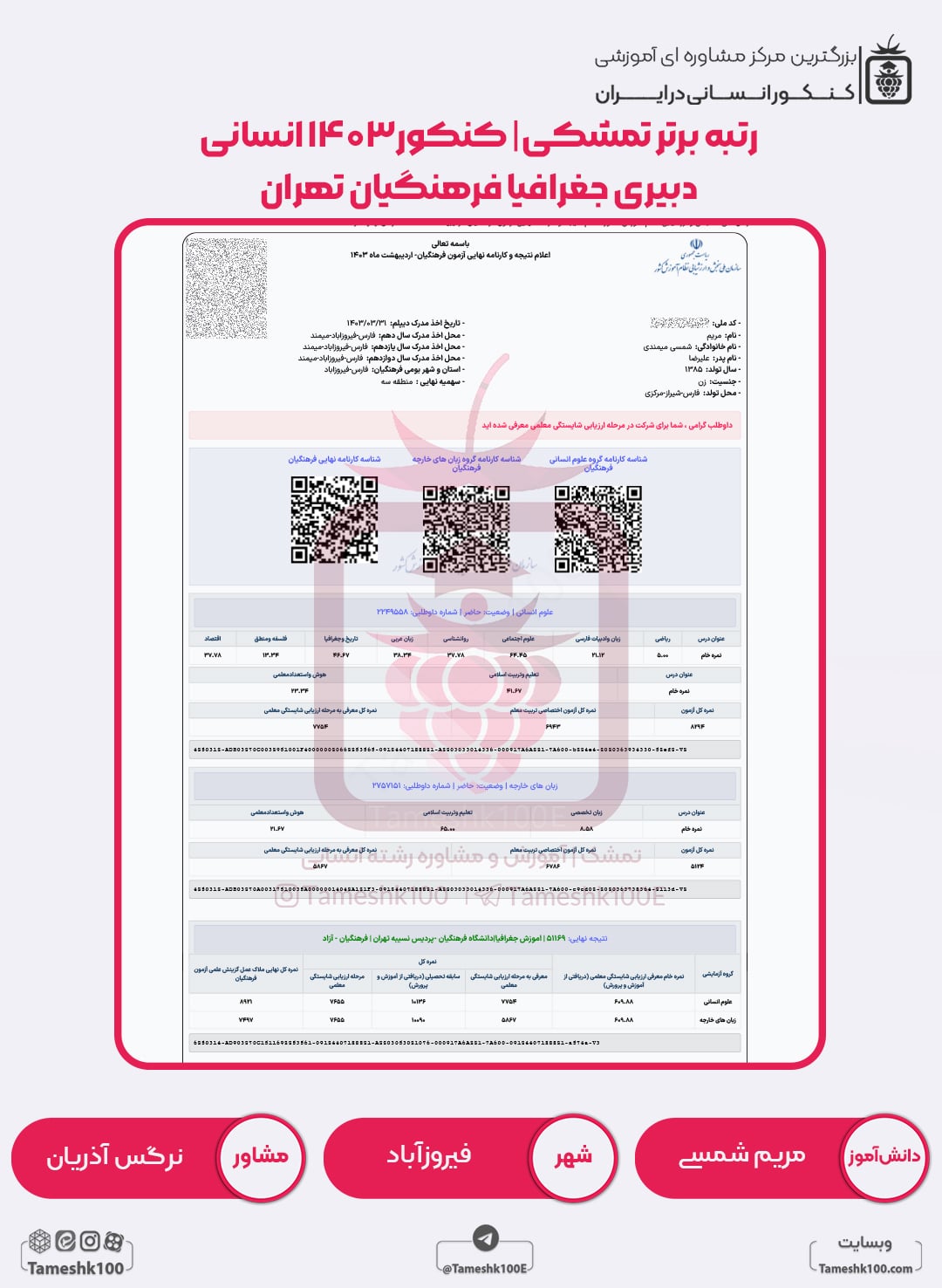 مریم شمسی min - مریم شمسی <br> دبیری جغرافیا فرهنگیان تهران