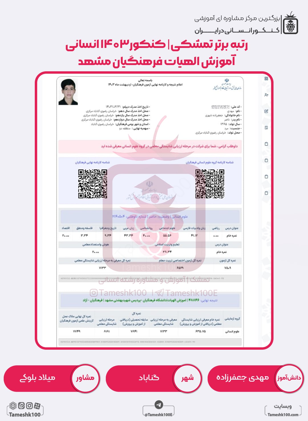 مهدی جعفرزاده min - مهدی جعفرزاده <br> آموزش الهیات فرهنگیان مشهد