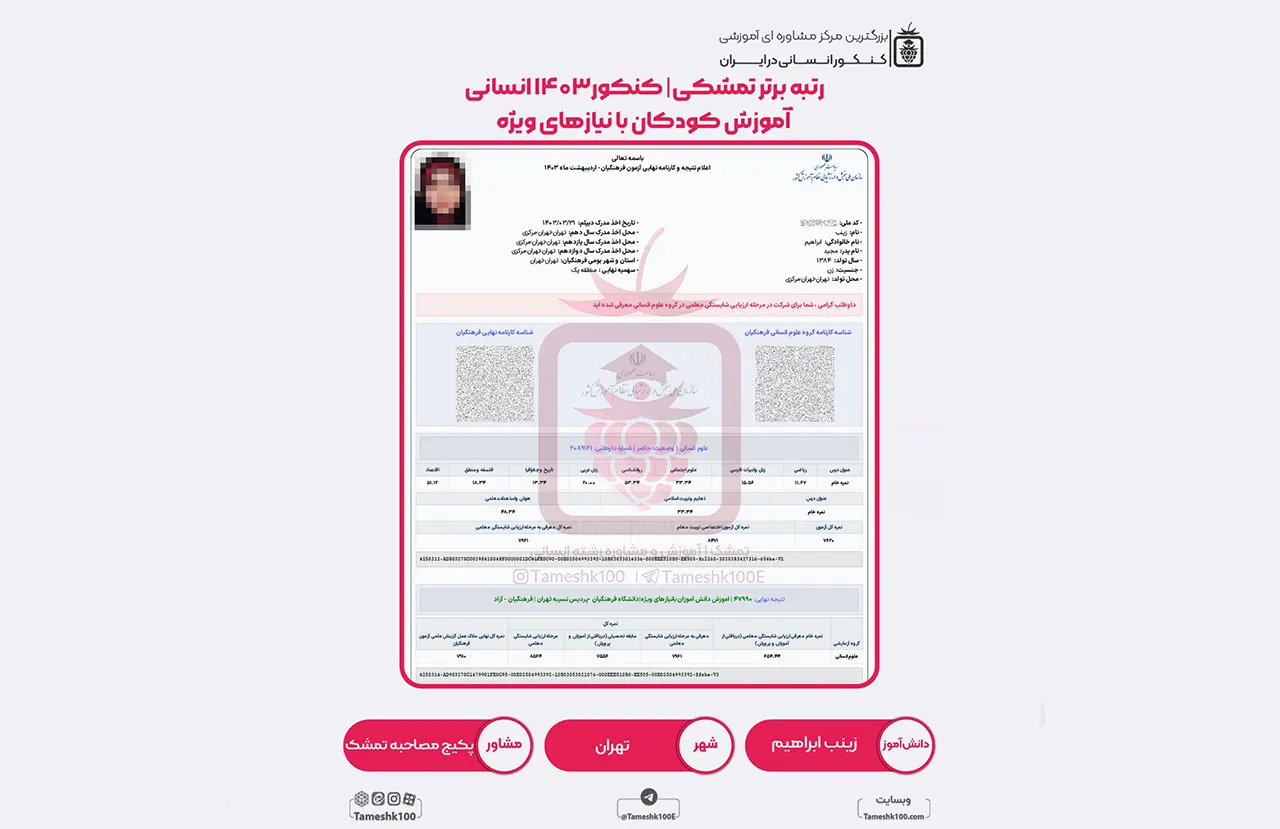 ابراهیم - زینب ابراهیم <br> آموزش کودکان با نیازهای ویژه
