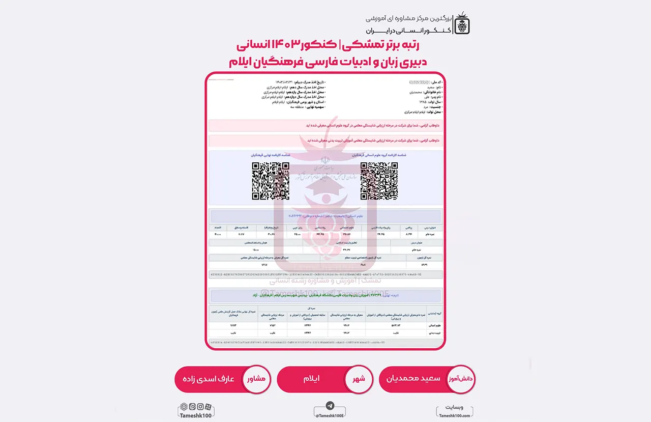 محمدیان - سعید محمدیان <br> دبیری زبان و ادبیات فارسی فرهنگیان ایلام