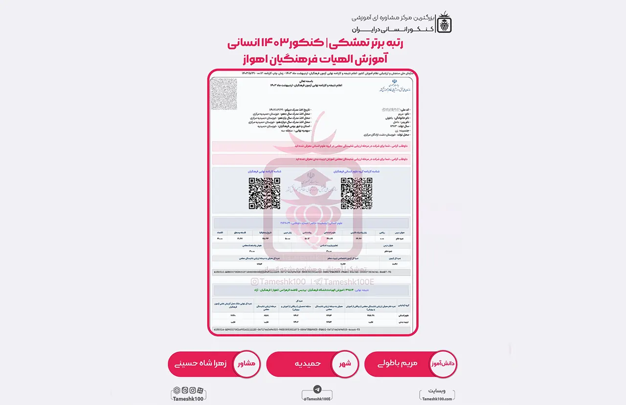 مریم باطولی - مریم باطولی <br> آموزش الهیات فرهنگیان اهواز