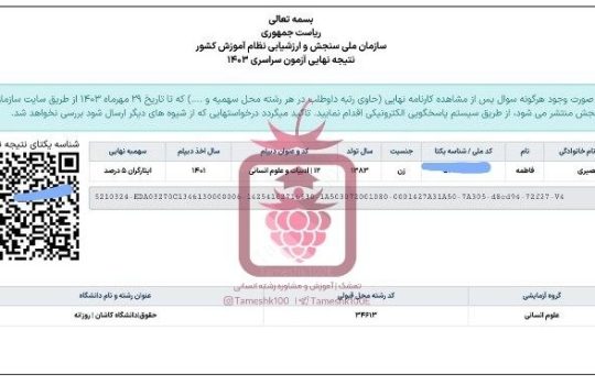 فاطمه نصیری 540x350 - فاطمه نصیری <br> حقوق دانشگاه کاشان