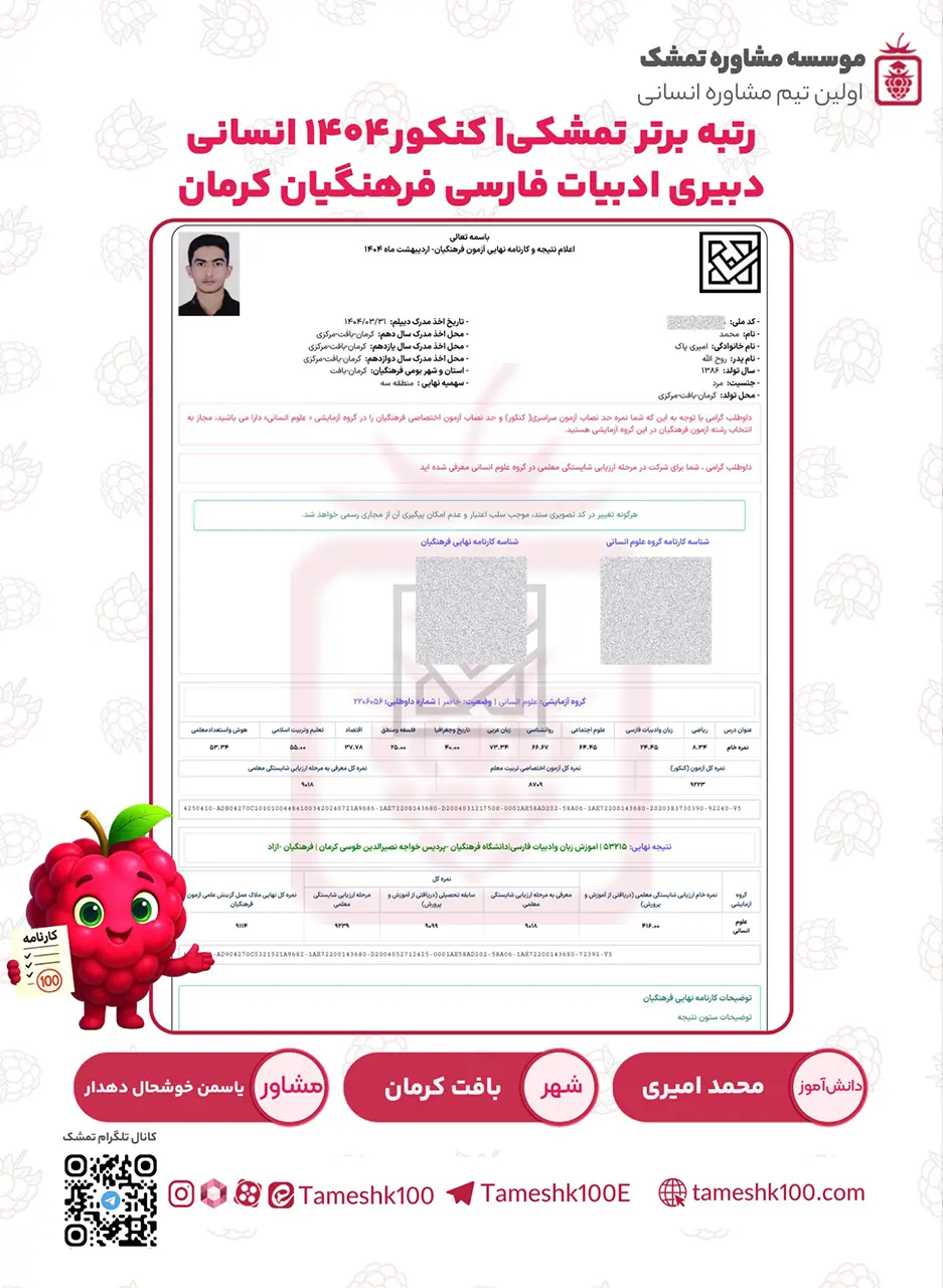 محمد امیری - محمد امیری <br>  دبیری ادبیات فرهنگیان کرمان