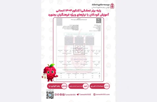 مبینا سادات تقی پور1 540x350 - مبینا سادات تقی پور<br> کودکان با نیازهای ویژه فرهنگیان بجنورد